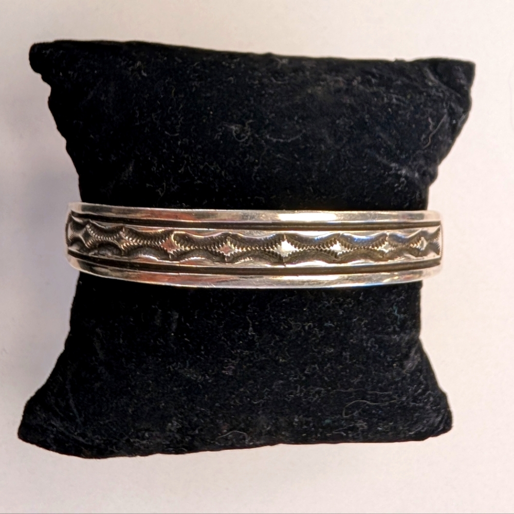 Navajo K&M Bill Sterling Cuff